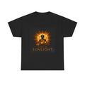 Sunlight Graphic Tee — "Born of Sunlight" Spiritual Sunburst T-Shirt