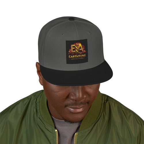 Embroidered Flame Skull Snapback Hat — Urban Streetwear Cap