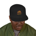 Embroidered Flame Skull Snapback Hat — Urban Streetwear Cap