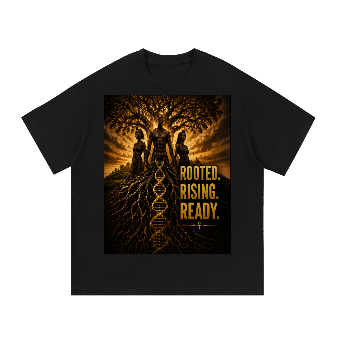 Rooted Ready Rising - Cotton T Shirt